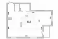 2 room apartment 69 m² Muhavecki selski Savet, Belarus