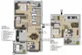 2 room apartment 67 m² in Ciftepinar, Turkey