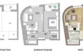 Квартира 2 комнаты 51 м² Минск, Беларусь