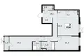 3 room apartment 87 m² Northern Administrative Okrug, Russia