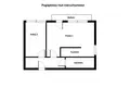 2 room apartment 43 m² in Warsaw, Poland