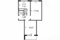 2 room apartment 49 m² Hatava, Belarus