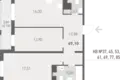 Квартира 3 комнаты 69 м² Копище, Беларусь