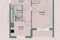 Квартира 1 комната 40 м² Углы, Беларусь