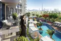 Wohnkomplex High-quality residence Creek Views 1 with a swimming pool close to the international airport, Al Jaddaf, Dubai, UAE