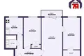 Mieszkanie 3 pokoi 56 m² Soligorsk, Białoruś