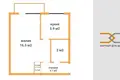 Wohnung 1 zimmer 29 m² Minsk, Belarus