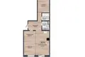 Appartement 3 chambres 60 m² Kalodziscanski sielski Saviet, Bélarus