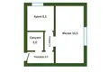 Квартира 1 комната 30 м² Барановичи, Беларусь