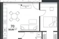 Mieszkanie 2 pokoi 51 m² Preny, Litwa