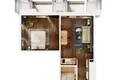 Wohnung 2 zimmer 63 m² Batumi, Georgien