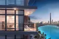 Residential complex Residence Riviera Beach Front on the shore of the canal close to Burj Khalifa and Dubai Mall, MBR City, Dubai, UAE