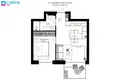 Квартира 2 комнаты 39 м² Вильнюс, Литва