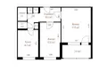Mieszkanie 2 pokoi 50 m² Mińsk, Białoruś