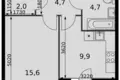 Appartement 1 chambre 40 m² Razvilka, Fédération de Russie