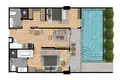 Mieszkanie 2 pokoi 70 m² Rawai, Tajlandia