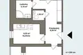 2 bedroom apartment 60 m² Warsaw, Poland