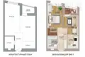 Квартира 2 комнаты 41 м² Минск, Беларусь