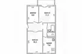 Appartement 3 chambres 55 m² Malaryta, Bélarus