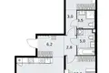 2 room apartment 79 m² Kommunarka, Russia