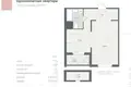 1 room apartment 45 m² Kopisca, Belarus