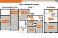 Casa 110 m² Piarezyrski siel ski Saviet, Bielorrusia