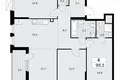 4 room apartment 99 m² Moscow, Russia