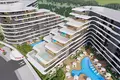 Жилой комплекс Новая резиденция с бассейнами, спа-центром и собственным пляжем рядом с аэропортом, Алания, Турция