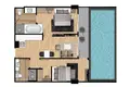 Квартира 3 комнаты 142 м² Пхукет, Таиланд