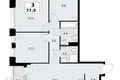 Wohnung 3 zimmer 78 m² Kommunarka, Russland