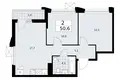 Квартира 2 комнаты 51 м² район Троицк, Россия
