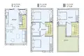3 bedroom townthouse 120 m² Batumi, Georgia