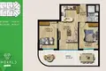 Appartement 2 chambres 60 m² Mezitli, Turquie
