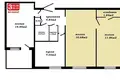 3 room apartment 61 m² Minsk, Belarus