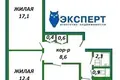 Квартира 3 комнаты 64 м² Минск, Беларусь