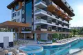 Wohnkomplex New residence with a swimming pool and a panoramic view at 500 meters from the sea, in the prestigious area of Kestel, Alanya, Turkey