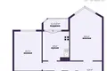 Квартира 2 комнаты 66 м² Красная Слобода, Беларусь