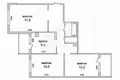 3 room apartment 67 m² Brest, Belarus