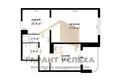Квартира 1 комната 44 м² Мухавецкий сельский Совет, Беларусь