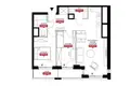 2 bedroom apartment 62 m² Warsaw, Poland