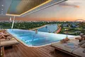 Wohnkomplex New high-rise Bayz 102 Residence with swimming pools, parks and a tennis court close to Burj Khalifa, Business Bay, Dubai, UAE