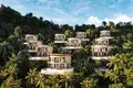 Complejo residencial Complex of villas with swimming pools and sea views, Samui, Thailand
