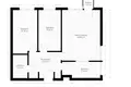 Квартира 3 комнаты 57 м² Варшава, Польша