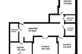 Квартира 3 комнаты 91 м² Минск, Беларусь