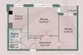 2 room apartment 50 m² Barysaw, Belarus