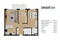Mieszkanie 2 pokoi 55 m² Nilufer, Turcja