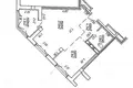 1 room apartment 54 m² Minsk, Belarus