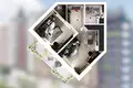 Wohnung 1 zimmer 48 m² Kaliningrad, Russland