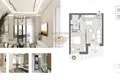 1 bedroom apartment 45 m² Becici, Montenegro