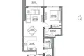 Квартира 2 комнаты 68 м² Дубай, ОАЭ